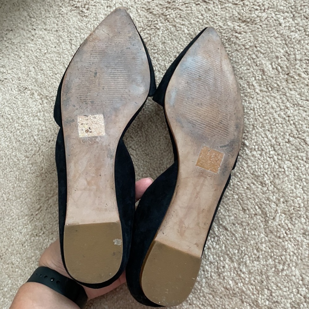 Jcrew pointed toe flats size 8 - Picture 2 of 2